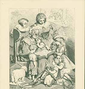 Dore, Gustave (After); Adolphe Francois Pannemaker (engrav.) - Frontispiece Engraving by Pannemaker of Illustration from Les Contes de Perrault (the Fairy Tales of Perrault) by Gustave Dore, 1862