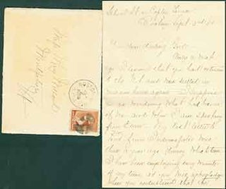 Item #19-6999 Autographed handwritten letter addressed to Miss Mary Willard. Miss Mary Willard