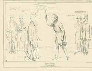 Doyle, John 'HB.'; Motte, Charles Etienne Pierre (engrav) - The Duel! That Did Not Take Place,