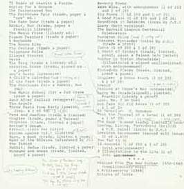 Item #19-7281 Bibliography of books and other items by John Updike in the collection of Michael...