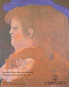 Christie's (New York) - Important Latin American Paintings, Drawings and Sculpture (Part II). November 21, 1995. Sale #8298. Lot #S 75 to 263