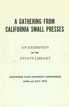 Item #19-7563 Announcement and invitation for “A Gathering From California Small Presses”, An...