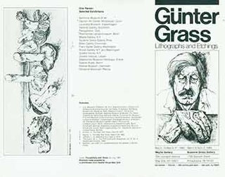 Item #19-7571 Announcement for “Gunter Grass Lithographs and Etchings” exhibition at Weyhe...