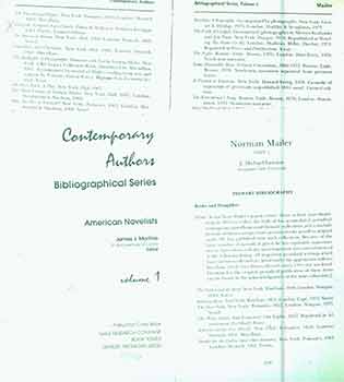Item #19-7591 Contemporary Authors Bibliographical Series edited by James J. Martine. (These are...