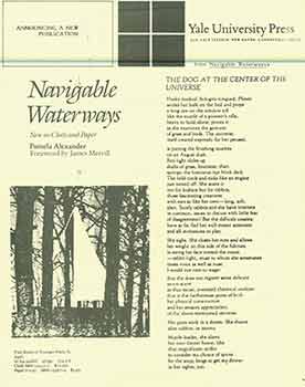 Item #19-7594 Announcement for “Navigable Waterways” by Pamela Alexander. Yale University Press