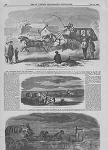 Item #19-7696 Original clipping from Frank Leslie’s Illustrated Newspaper, October 23, 1858, p....