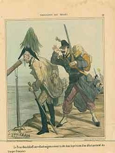 Item #19-7708 “Chargeons Les Russes, n.32: Le Prince Menschikoff surveillant soigneusement la...