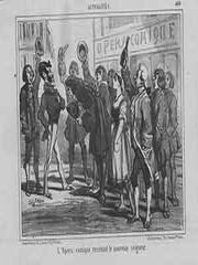 Item #19-7721 “Actualites, no. 469: L’Opera Comique recevant le nouveau seigneur.”. Cham,...