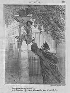 Item #19-7739 “Actualites, no.350: ‘--On ne grimpe pas aux arbres!...--Mais monsieur, je vais...