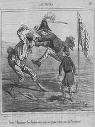 Item #19-7740 “Actualites, no.111: --Tiens! Messieurs les Americains, Vous ne prenez donc pas...