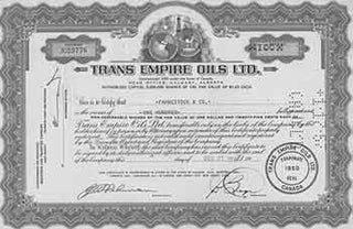 Item #19-7757 Certificate of 100 Non-assessable Shares of the Par Value of One Dollar and...
