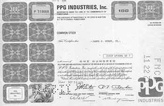 Item #19-7791 Certificate of 100 Fully-paid and Non-assessable Common Shares of Par Value $2.50...