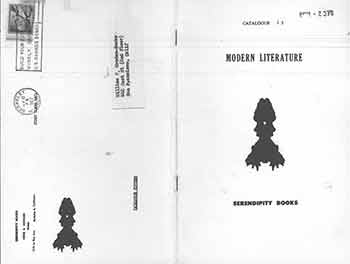 Item #19-7907 Serendipity Books Catalogue 15: Modern Literature. 500 listings. Serendipity Books, CA Berkeley.