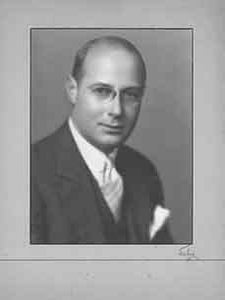 Item #19-7958 Portrait of bespectacled man. Fisher, photog