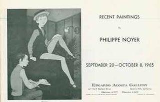 Item #19-7998 Brochure for Recent Paintings by Philippe Noyer, September 20 to October 8, 1965....