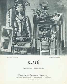 Item #19-7999 Brochure for Clave, January 30 to February 25. Ltd Edgardo Acosta Gallery