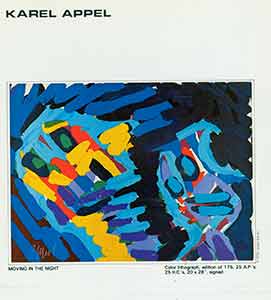 Item #19-8049 Moving In the Night. Karel Appel, artist