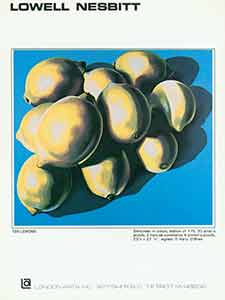 Item #19-8130 Ten Lemons. Lowell Nesbitt, artist