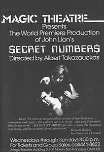 Item #19-8274 Presents The World Premiere Production of John Lion’s Secret Numbers, Directed by Albert Takazauckas. Magic Theatre, Allen Namara, photog.