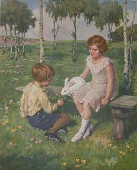 Item #19-8333 Love me, love my bunny. Die kleinen Tierfreunde