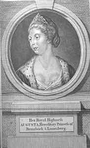 Item #19-8533 “Her Royal Highnefs Augusta, Hereditary Princefs of Brunfwick & Lunenburg.”. Sir Joshua Reynolds, after.