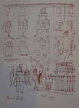 Item #19-8722 Paris Street Scene, Silk Screen. Raoul Dufy