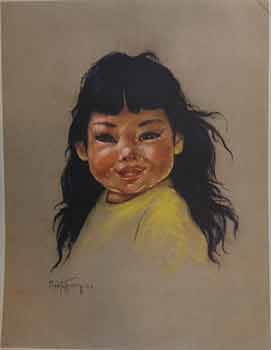 Item #19-8744 Portrait of Native American child. Chris T. Hersey