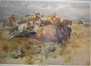 Item #19-8765 The Buffalo Hunt. Charles. M. Russell
