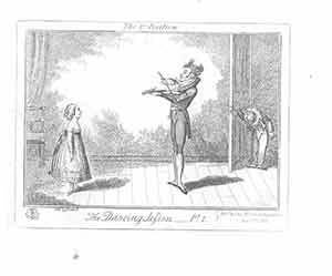 Item #19-8789 The Dancing Lessons, Plates 1 - 4. George Cruikshank