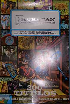 Item #19-8872 Huracan Una Coleccion Popular (Exhibition Poster). Instituto Cubano Del Libro