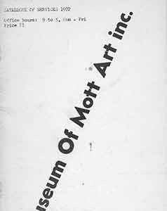 Item #19-8900 Catalog of Services, 1972. Museum of Mott Art Inc