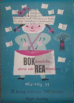 Item #19-8939 Bok handelns stora var Realisation... 26/2-12/3, 1955 (Exhibition Poster). German...