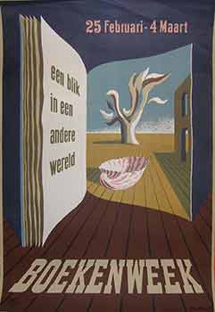 Item #19-8970 Boekenweek. (Exhibition Poster). Jan Bons