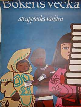 Item #19-8986 Bokens Vecka. (Exhibition Poster). Lars Norrman