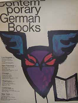 Item #19-9003 Contemporary German Books. (Exhibition Poster). Herman Rastorfer