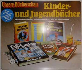 Item #19-9012 Unsere Bucherschau. Kinder und Jugendbucher. (Exhibition Poster). 20th Century...