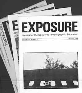 Item #19-9083 Exposure: Journal for the Society of Photographic Education, Volume XII, Nos. 1 - 4. 1974. Jim Alinder.