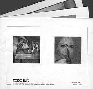 Item #19-9086 Exposure: Journal for the Society of Photographic Education, Volume XIV, Nos. 2 - 4, 1976. Jim Alinder.