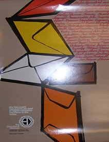 Item #19-9104 Our lists reach everyone in any field of higher education anywhere in the world. (Exhibition Poster). The Educational Directory.