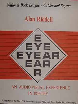 Item #19-9122 Alan Riddell. An audio visual experience in poetry. March 15, 1973. (Exhibition...