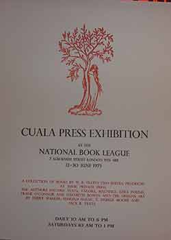 Item #19-9160 Cuala Press Exhibition, 12 - 30 June 1973. (Exhibition Poster). National Book League