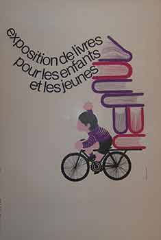 Item #19-9200 Exposition de livres pour les enfants et les jeunes. (Exhibition Poster). 20th...