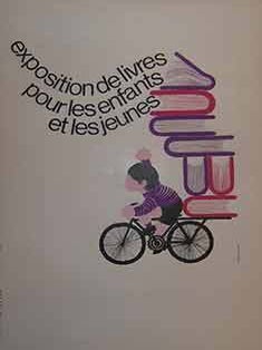 Item #19-9201 Exposition de livres pour les enfants et les jeunes. (Exhibition Poster). 20th...