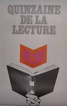 Item #19-9241 Quinzaine de la lecture. (Exhibition Poster). CRP