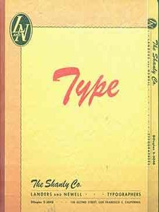Item #19-9308 Type. Landers and Newell, The Shanly Co, Landers, Newell, firm