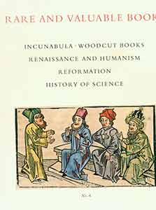 Item #19-9319 Rare and Valuable Books, Catalogue Incunabula - Woodcut Books; Renaissance and Humanism.; Reformation; History of Science. Gilhofer, Ranschburg.
