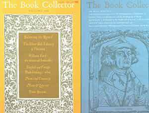 Item #19-9401 The Book Collector, Volume 38, Nos. 2-3, Summer + Autumn 1989. Nicolas Barker