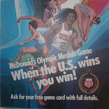 McDonald's - Mcdonald's Olympic Medals Game. When the U.S. Wins You Win!