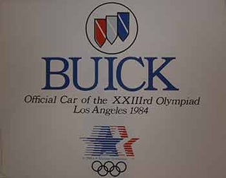 Item #19-9420 Official Car of the XXIIIrd Olympiad. Buick