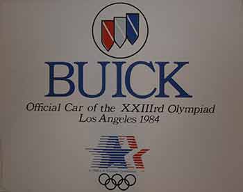 Item #19-9420 Official Car of the XXIIIrd Olympiad. Buick.
